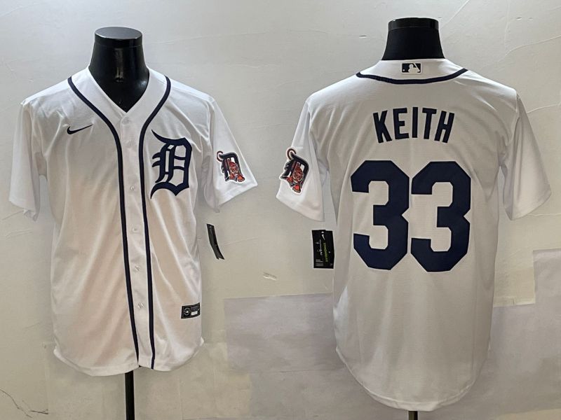 Men Detroit Tigers 33 Keith White Game 2025 Nike MLB Jersey style 1